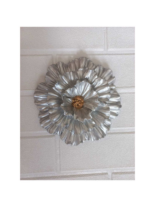 SteweHome Hanging Handmade Silver Decorative Item 16.5x16.5cm