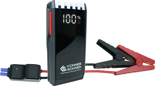 Könner & Söhnen Преносим Стартер за автомобилна батерия 12000mAh с Захранваща банка / USB 12V