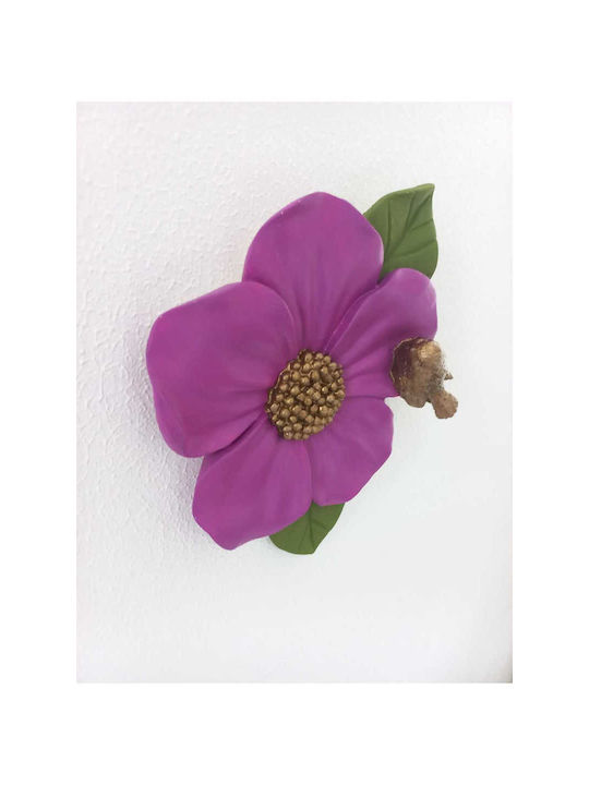SteweHome Hanging Handmade Purple Decorative 20x17cm
