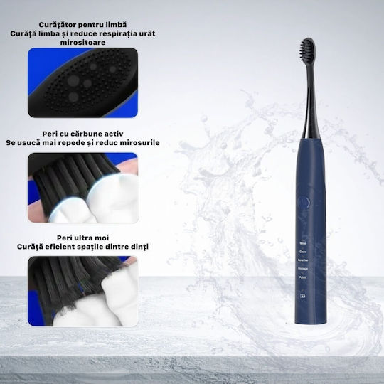 Periuță De Dinți Electrică Cu Husă De Călătorie HEALTH010 Gri