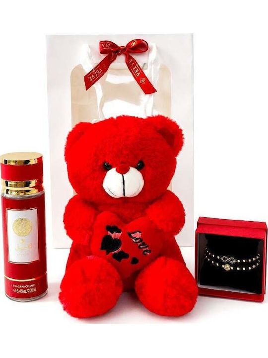 Velve Set Bratari Martisor Pentru Femei Cu Design Inima 15cm