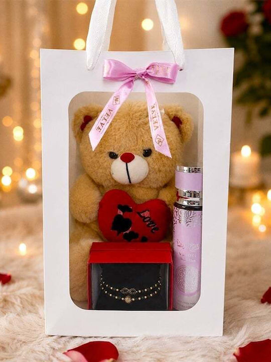 Velve Set Bratari Martisor Pentru Femei Cu Design Inima Din Argint