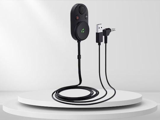Bluetooth Πομπός Αυτοκινήτου Adapter Blow Bt5.3 Aux Usb Aria Trade