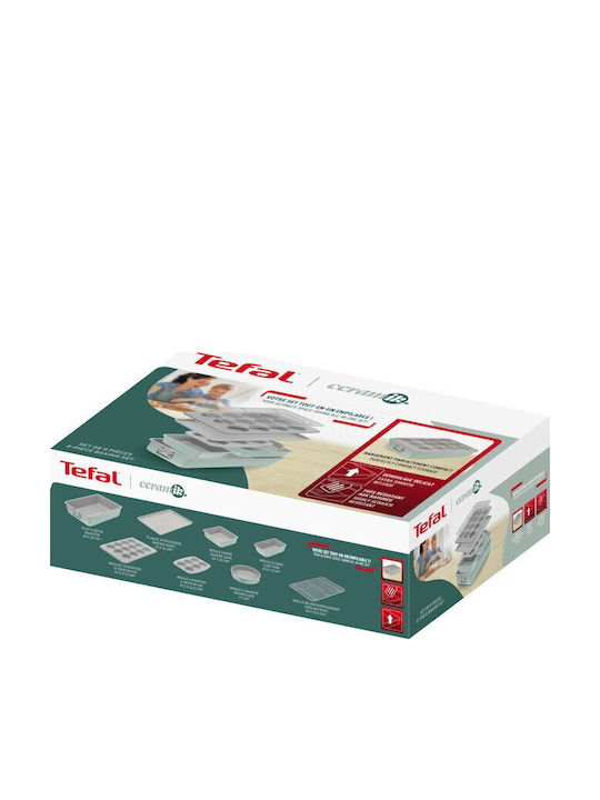 Tefal Formă De Patiserie Din Ceramică 8 Bucăți