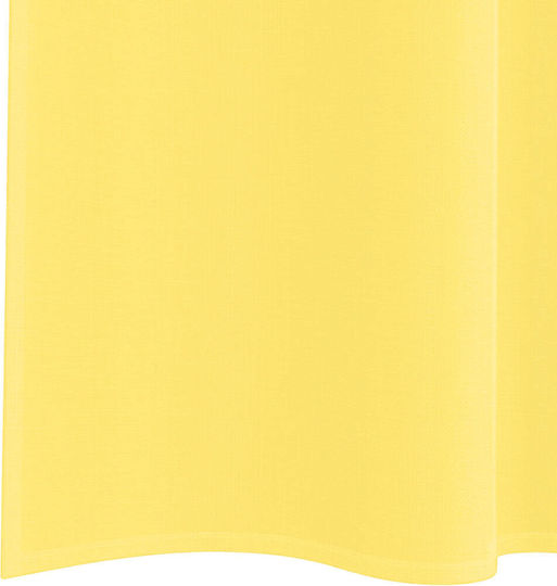 vidaXL Set Curtains with Tab Tops Yellow 140x175cm