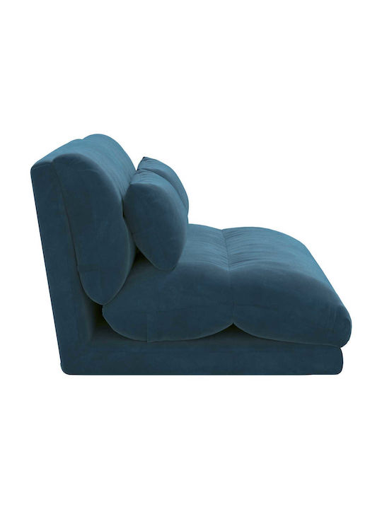 Vielseitiger Sitzsack Pouf Blau 110x82x55cm