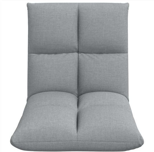 Vielseitiger Sitzsack Pouf Offenes Grau 50x61x57cm
