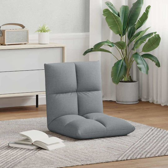 Vielseitiger Sitzsack Pouf Offenes Grau 50x61x57cm