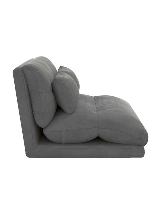 Многофункционален Пуф Диван Тъмносив 110x82x55cm