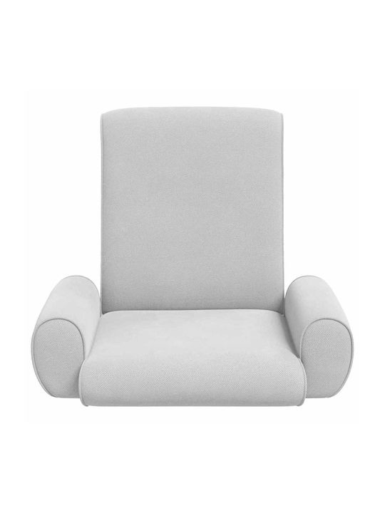 Vielseitiger Sitzsack Pouf Offenes Grau 68x51x56cm