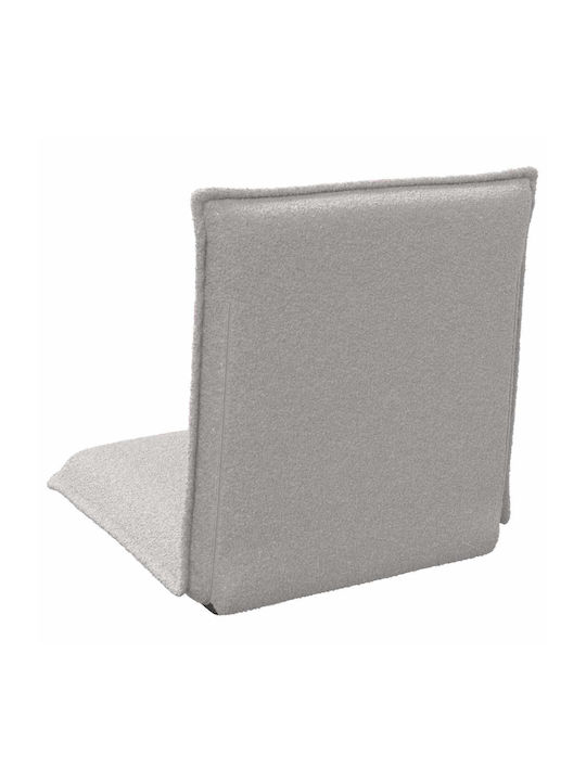 Vielseitiger Sitzsack Pouf Offenes Grau 54x64x59cm