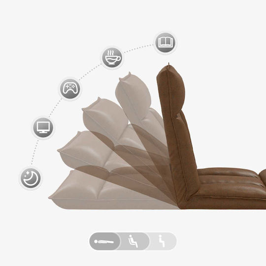 Vielseitiger Sitzsack Pouf Braune 55x61x70cm