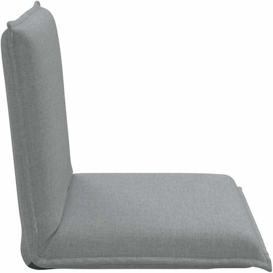Vielseitiger Sitzsack Pouf Offenes Grau 54x64x59cm
