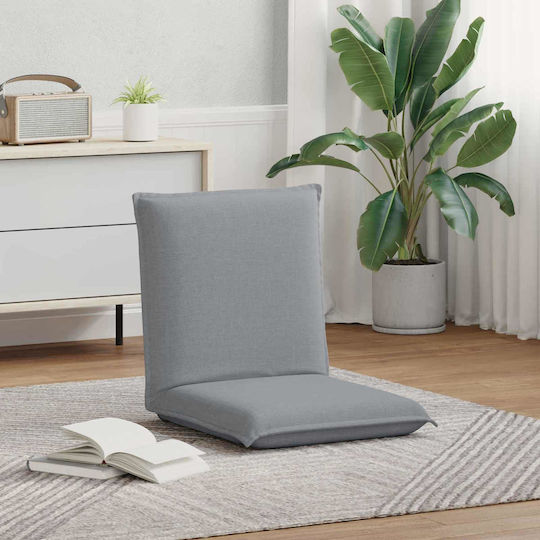 Vielseitiger Sitzsack Pouf Offenes Grau 54x64x59cm