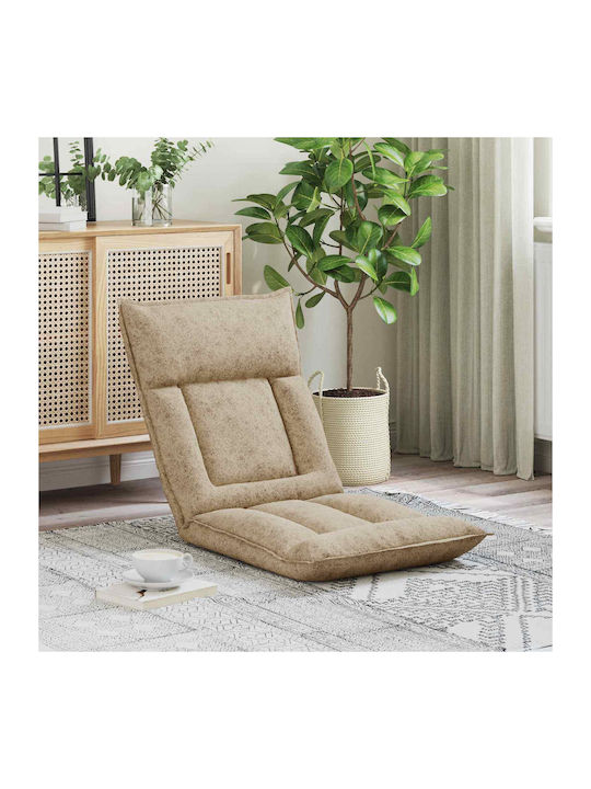 Vielseitiger Sitzsack Pouf Offenes Grau 55x61x70cm