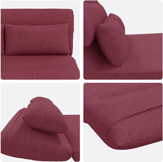 Multifunctional Bean Bag Sofa Red 110x82x55cm