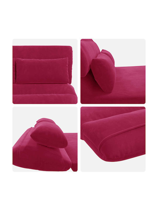 Multifunctional Bean Bag Sofa Red 110x82x55cm