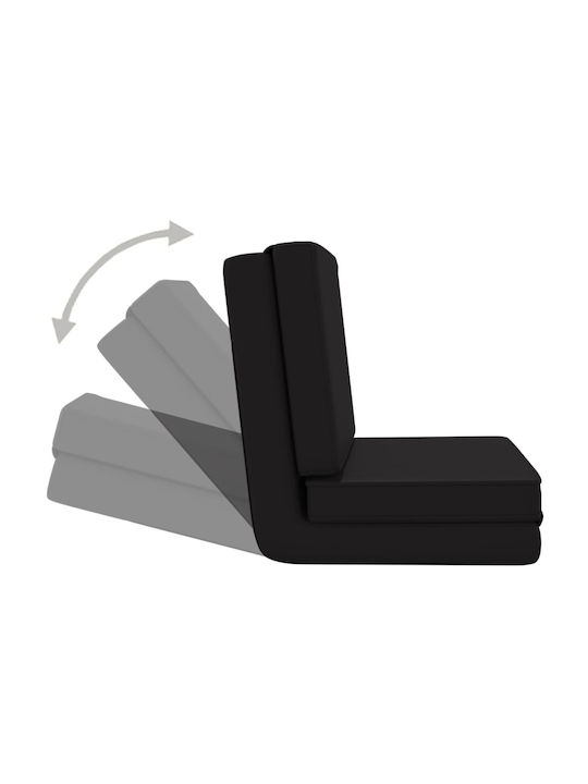 Vielseitiger Sitzsack Pouf Schwarze 70x55x57cm
