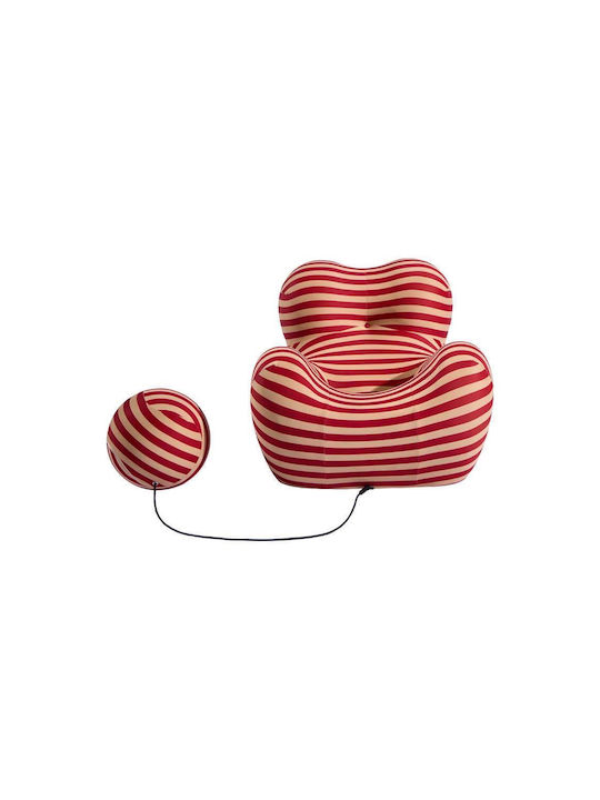 Next Sitzsack & Pouf Komprimiert Rote-Beige 120x102x92cm