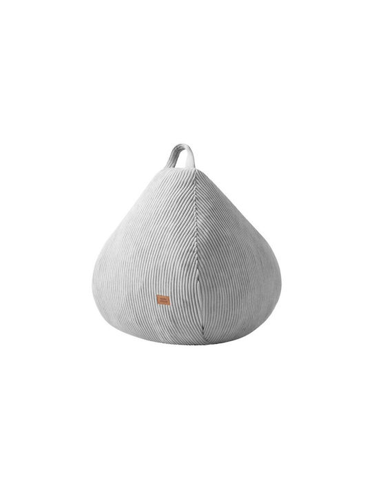 Pouf Sessel Grau 70x70x53cm