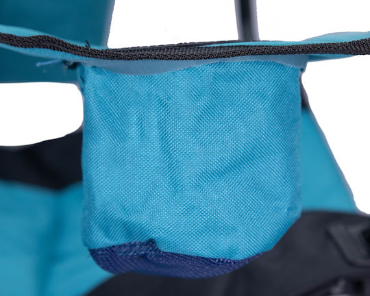 Sunpro Deluxe Стол Плажен Алуминий Син