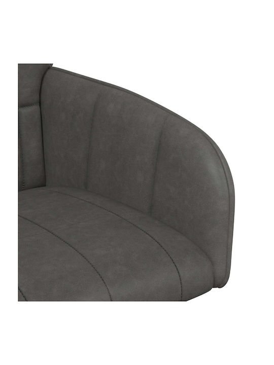 Dining Armchairs With Artificial Leather Upholstery Black 2 Pieces 57x50x85cm