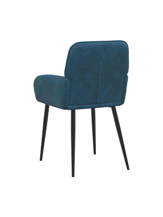 Velvet Blue Dining Armchairs 2 Pieces 57x50x85 cm