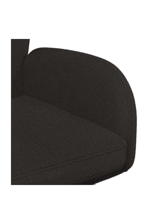Dining Armchairs With Black Fabric Upholstery 2 Pieces 54x58x87cm