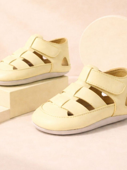 Bobux Βρεφικά Πέδιλα Αγκαλιάς Κίτρινα Soft Sole