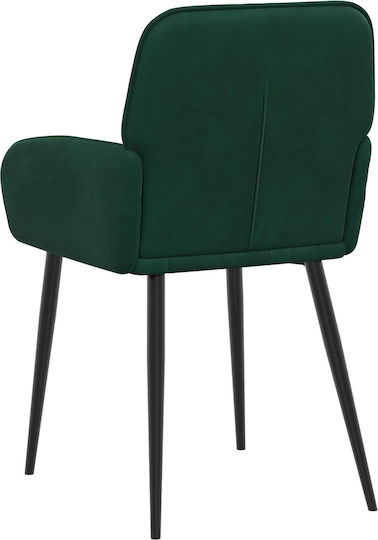 Velvet Green Dining Armchairs 2 Pieces 57x50x85 cm