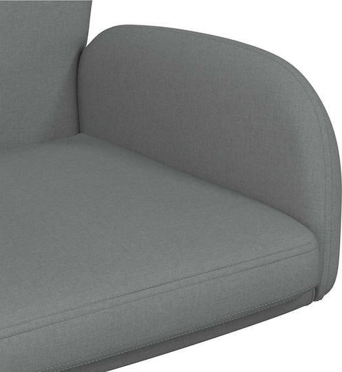 Столове За Трапезария с Текстилна Обшивка Сиви 6 Бройки 54x58x90см