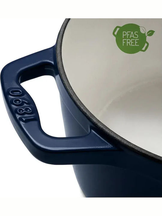 HKoenig Round Cast Iron Dutch Oven 30cm 3.3lt