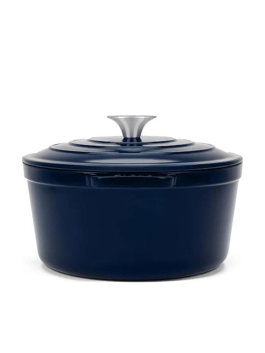 HKoenig Round Cast Iron Dutch Oven 33.5cm 4.7lt