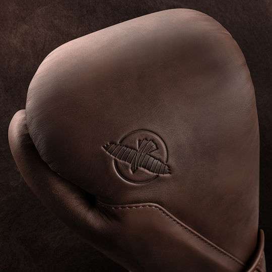 Hayabusa Boxing Gloves Leather Competition Brown