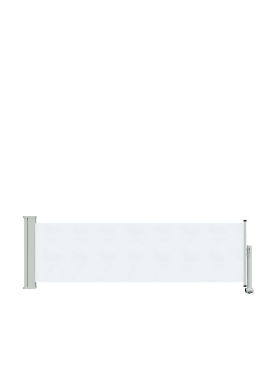 vidaXL Sideway White Terrace Tent 0.8x3m