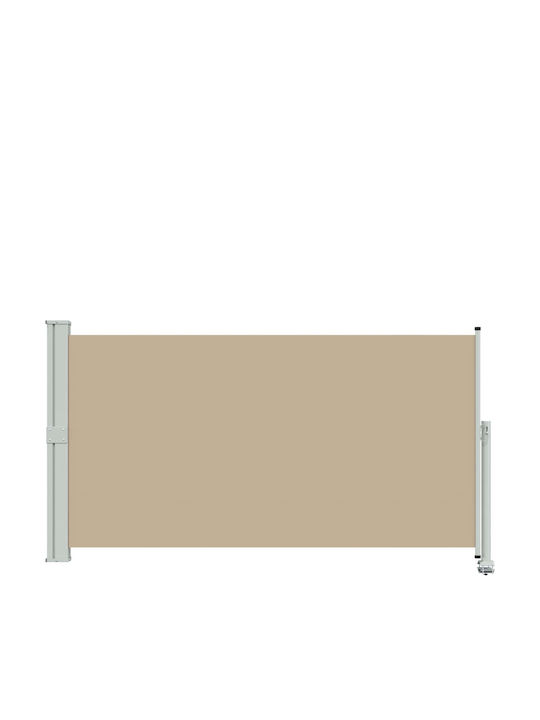 vidaXL Copertină Sideway Terasă Bej 1.6x3m