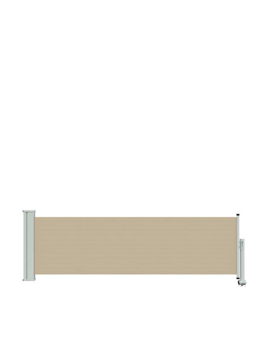 vidaXL Copertină Sideway Terasă Bej 0.8x3m