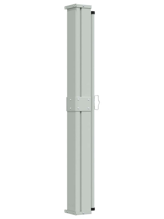 vidaXL Странична Тента За Тераса Бяла 1.4x3m