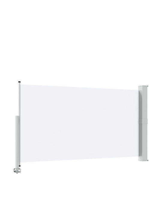 vidaXL Sideway White Terrace Tent 1.6x3m