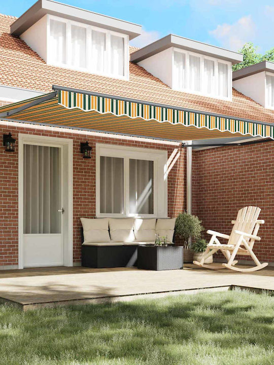 vidaXL Terrace Tent Green 4.5x3m