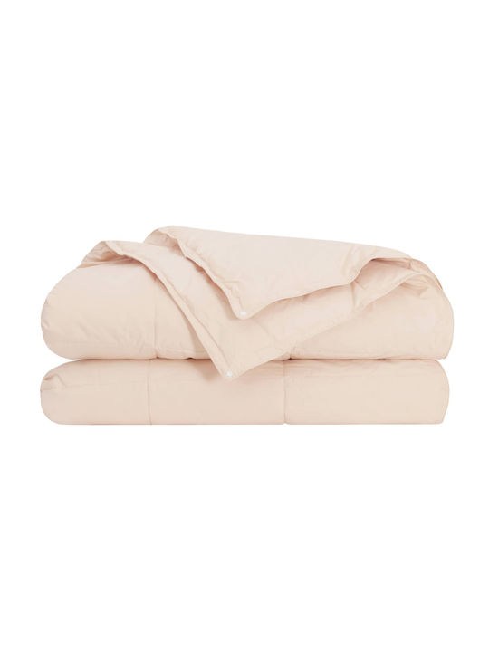 vidaXL Einzelschlafdecke 135x220 cm Beige