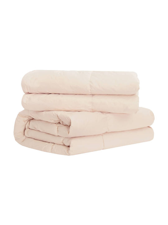 vidaXL Einzelbettdecke 140x220cm Beige