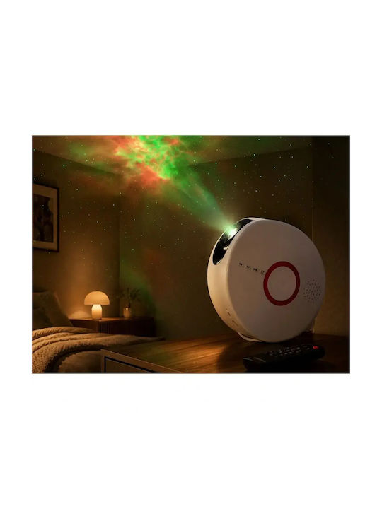 Galaxy Led Παιδικό Φωτιστικό Projector με Προβολή Αστεριών Πολύχρωμο