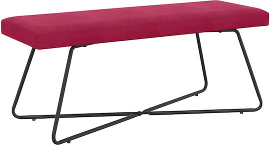 Single-Coloured Red Bench Stool 45x110x40cm Single-Coloured Red Bench Stool 45x110x40cm