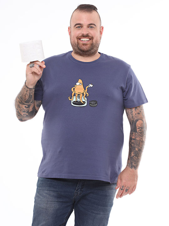 Ink Kukuxumusu Herren T-shirt Small Blau