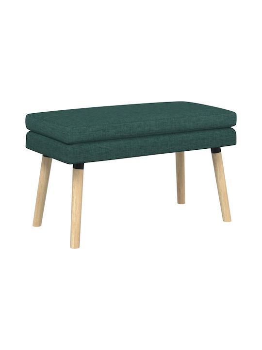 Stoff-Tabouret Mit Stoff Dunkelgrün 80x40x47cm
