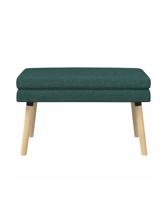 Stoff-Tabouret Mit Stoff Dunkelgrün 80x40x47cm