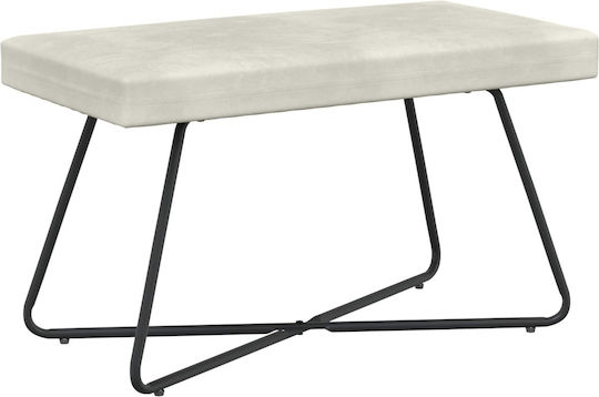 Bankhocker Beige 80x40x45cm Bankhocker Beige 80x40x45cm