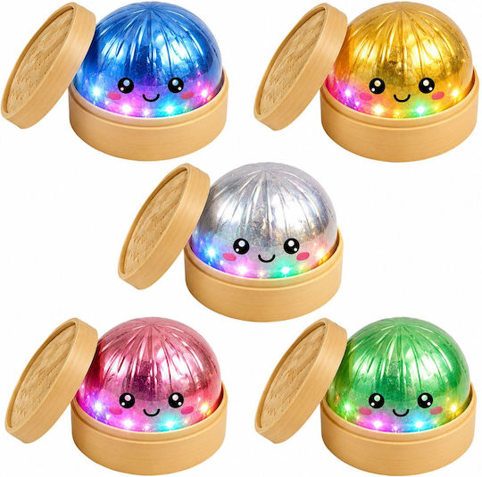 Taba World Glitter Squishy Dumpling Αφρώδες Πολύχρωμο (Διάφορα Σχέδια) 1τμχ