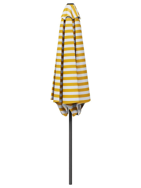 Umbrelă Rotundă Din Aluminiu Galbenă Φ2.7xÎ2.23m